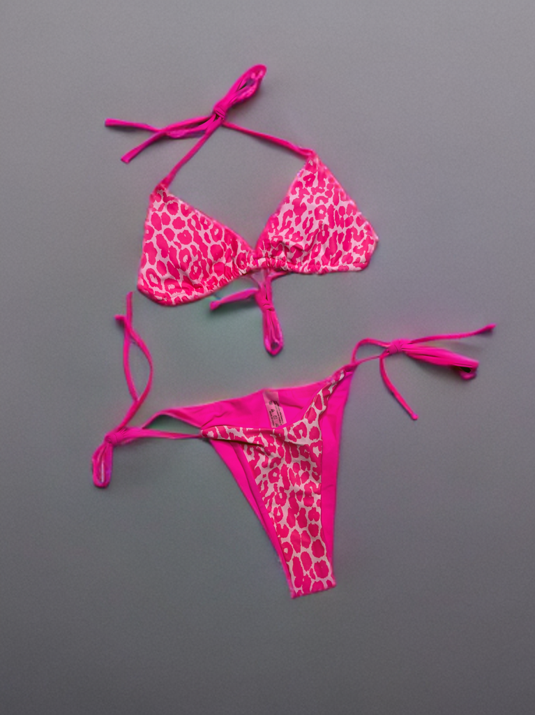 Hot Pink Leopard Bikini