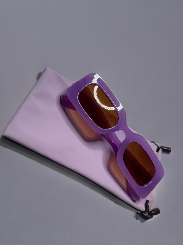 Lilac Purple Y2K Sunglasses