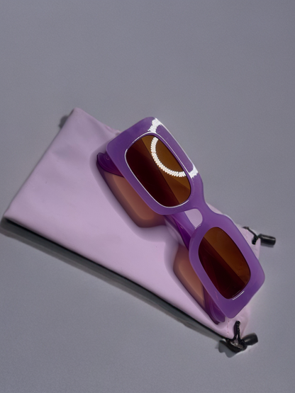 Lilac Purple Y2K Sunglasses