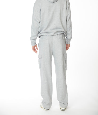 Men's Grey Fleece Cargos