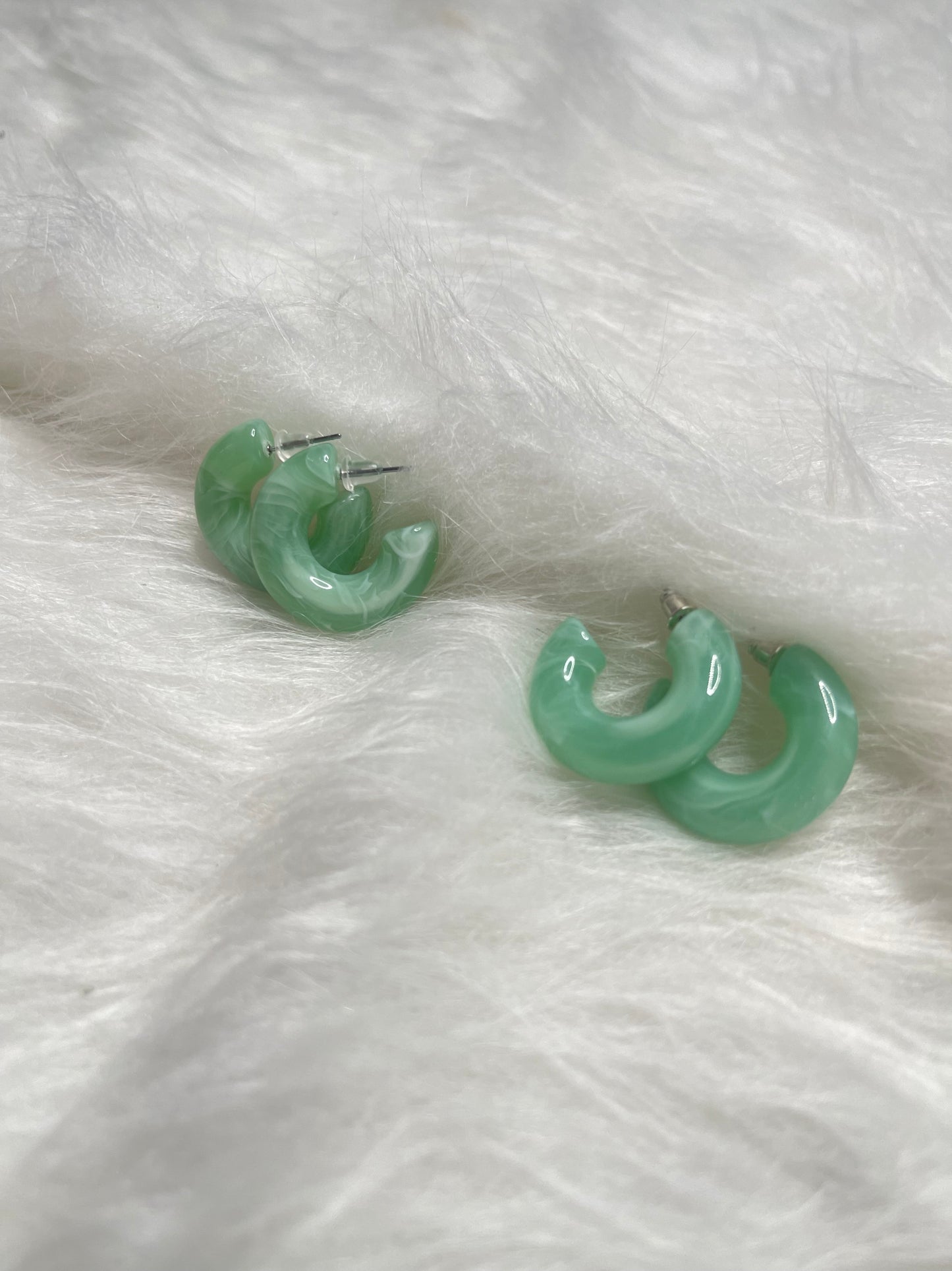 Aqua Green Hoops