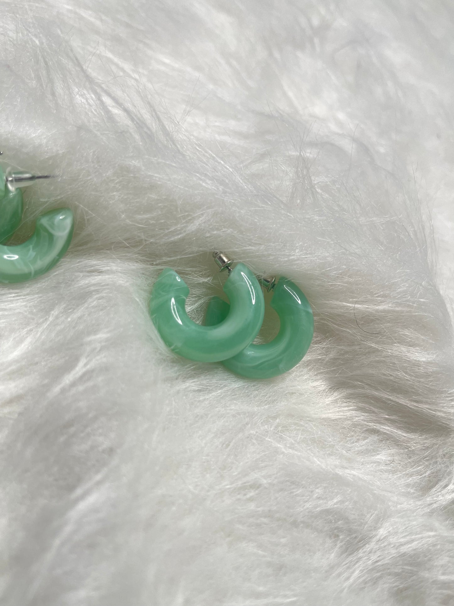 Aqua Green Hoops