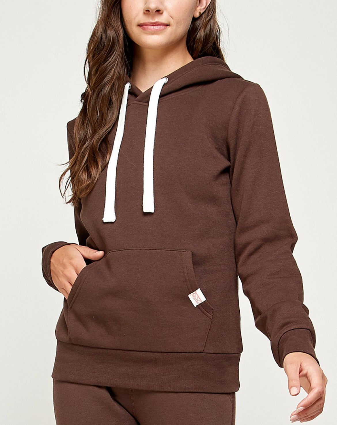 Women's Chocolate Fleece Pullover Hoodie