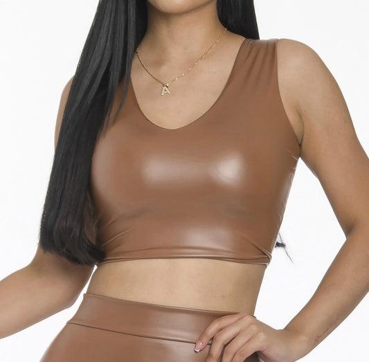 Leather Top