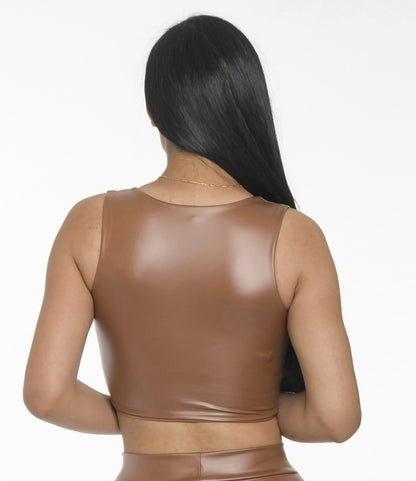 Leather Top