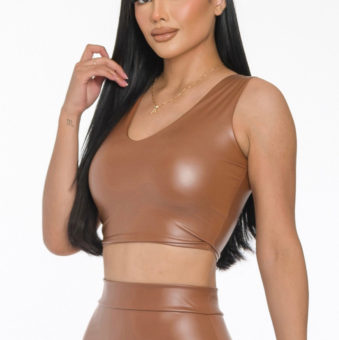 Leather Top