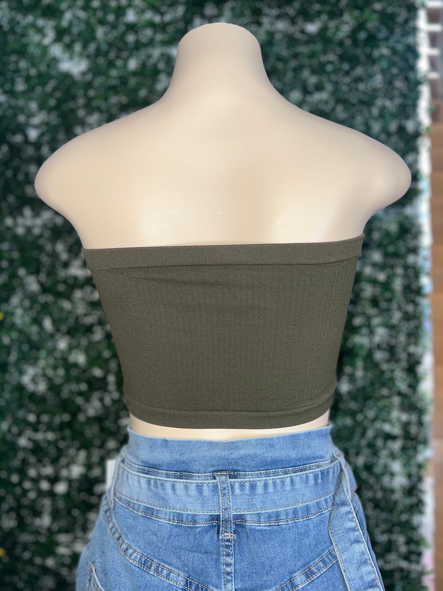 Olive Tone Tube Top