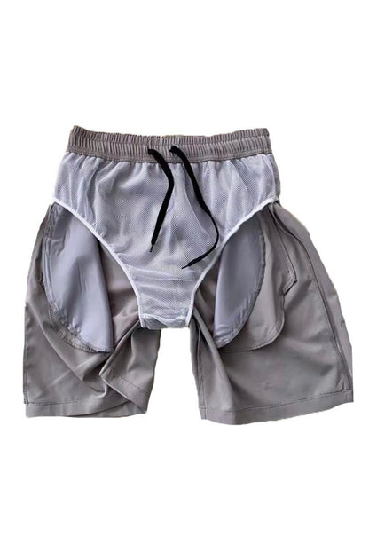 Men’s Grey Summer Performance Shorts