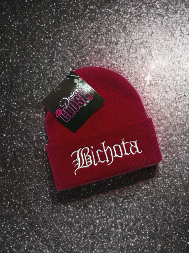 Deep Red Bichota Beanie